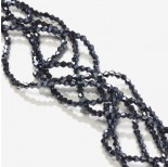Zdjęcie - Kryształki bicone blue hematite 3mm